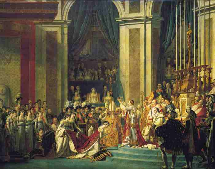 Artwork Painting of the Coronation of Napoleon