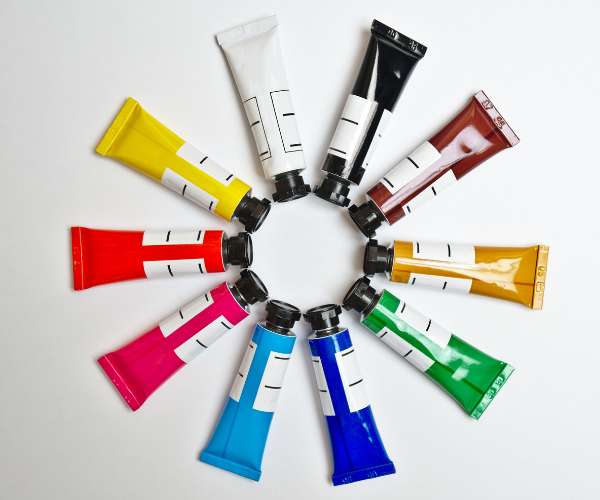 Gouache tubes set